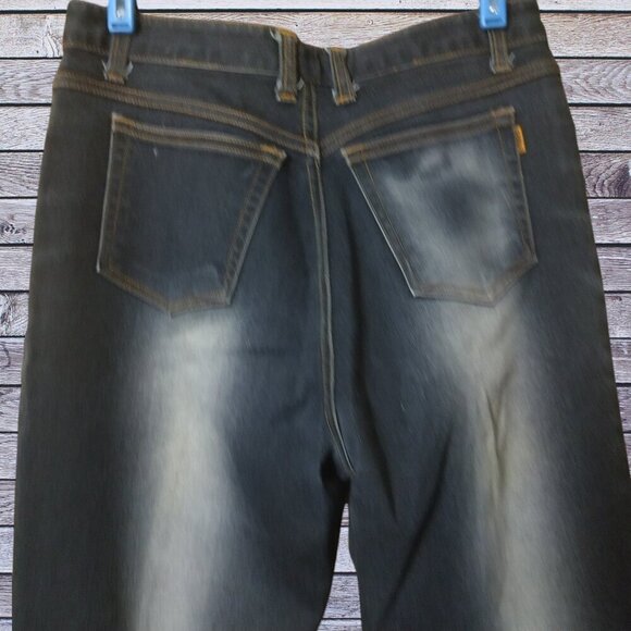 Women's CMJ Faded Washed Straight Leg Jeans Denim Casual - Picture 4 of 5